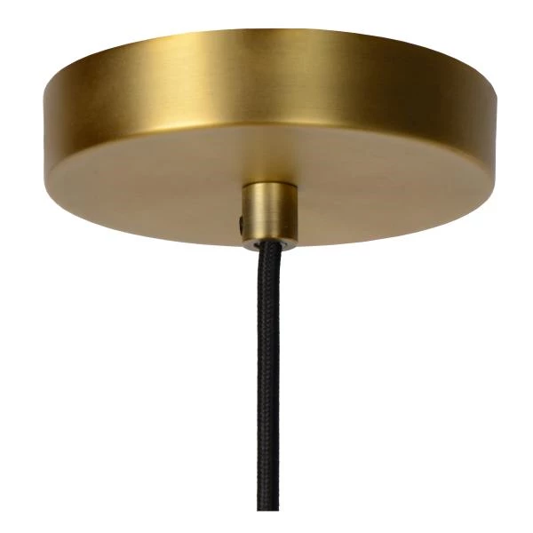 Lucide FIRMIN - Hanglamp - Ø 20 cm - 1xE27 - Mat Goud / Messing - detail 1